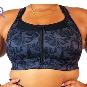 CVG calm your tits tflex zipper bra